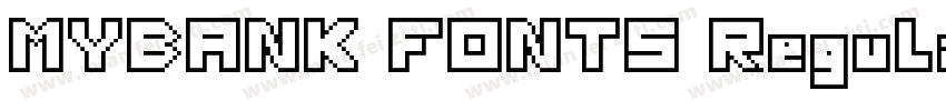 MYBANK FONTS Regular字体转换